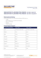 Securitan flashing polyback - TF